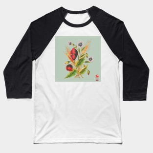 botanicals 1800's Baseball T-Shirt